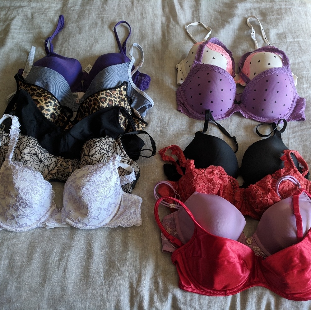 36B 12-bra lot VS, PINK, Tommy, Gilligan O'Malley